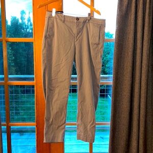 Gray Jcrew high rise girlfriend chino